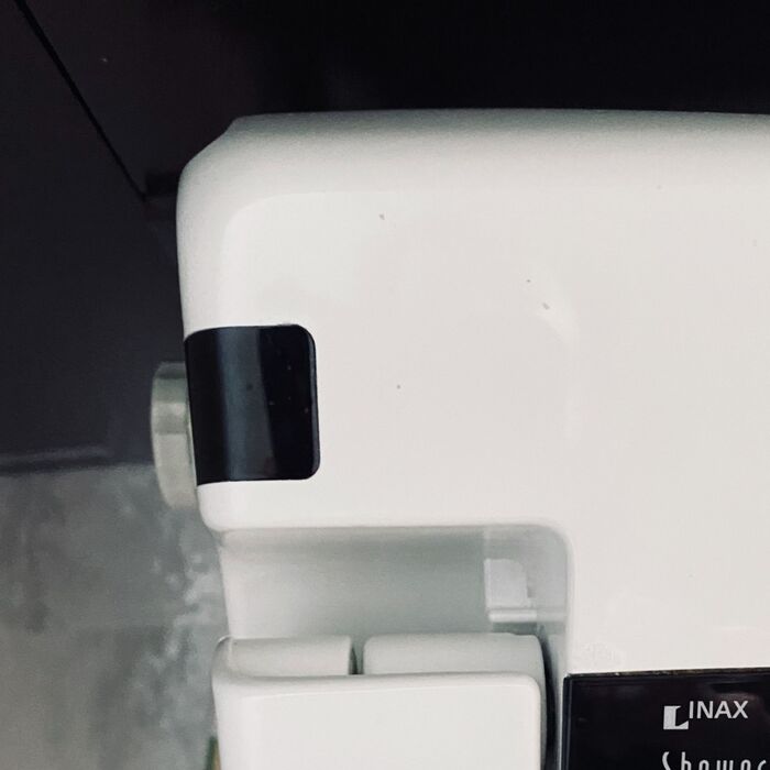 1Fのトイレを箸で掃除した後