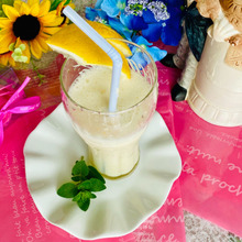 サマーオレンジでヨーグルトシェイク