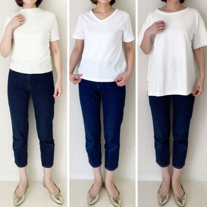 コツその①自分に合うTシャツを知る