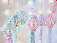 紙コップでサマークラフト♪ 〜ほんのりと灯り愉しむ提灯飾り〜