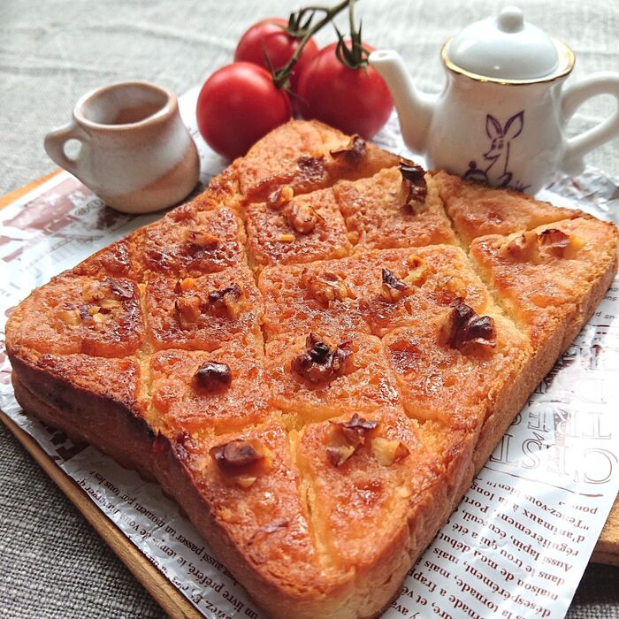 メロンパンの美味しさ超えた♪食パンでくるみメロンパン