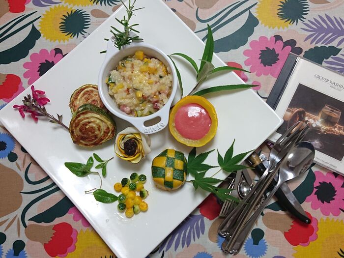 ズッキーニだけで・・・・晩ご飯は作れるのか❓