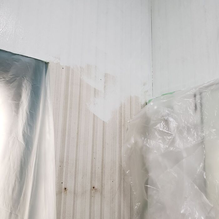 ペンキを塗ります