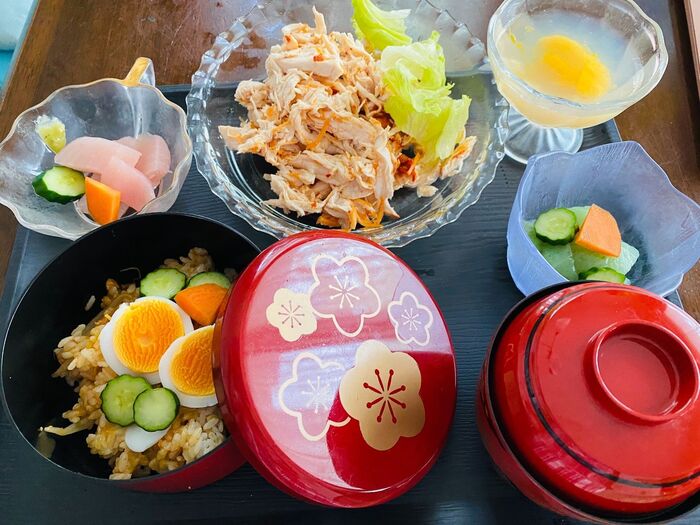 超簡単!蓋をあけたら、なんちゃってビビンバ丼^o^