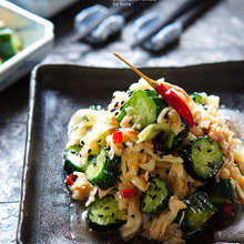 10分♪コリコリ歯ごたえが病みつき!旨味たっぷりツナ缶de中華前菜風