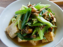 温かくても冷やしても美味しい♪厚揚げのねぎツナ煮