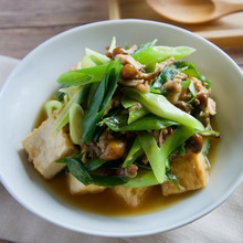 温かくても冷やしても美味しい♪厚揚げのねぎツナ煮