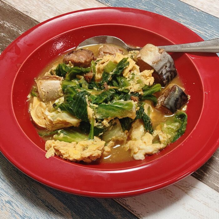 レタスの外葉、捨てちゃダメ!味付け・ガス・包丁なし!簡単すぎる1品