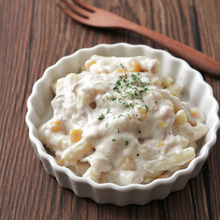 お弁当にもおススメ!子供が喜ぶツナコーンマカロニグラタン