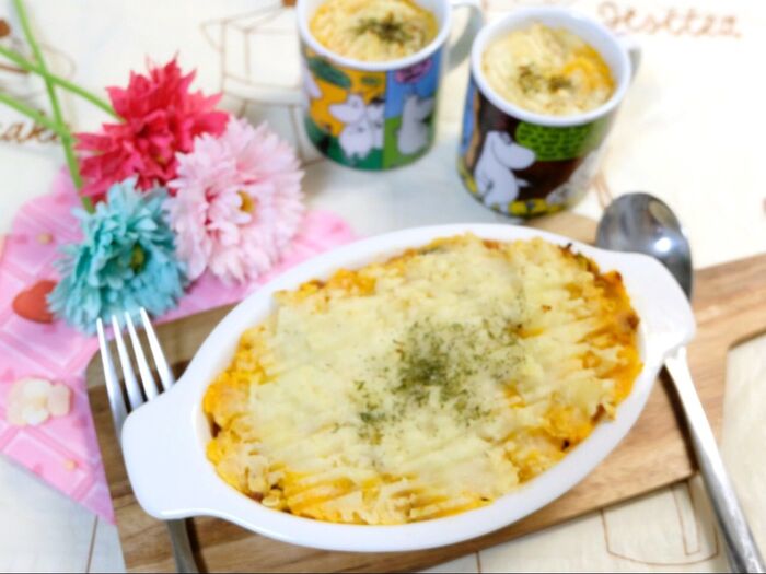 7、トースターで焼きます