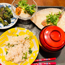 大葉アレンジ(^O^☆♪で抗菌!吹き出物に効果あり!