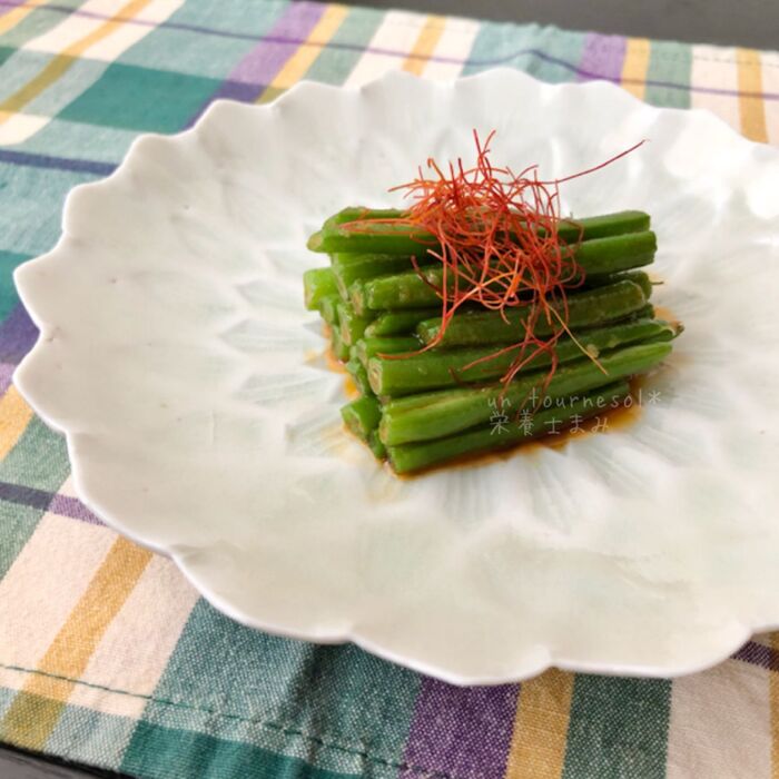 【準備は5分!漬けこむだけ!】肥満予防に☆いんげんの旨辛漬け #簡単 #副菜 #食材2つ