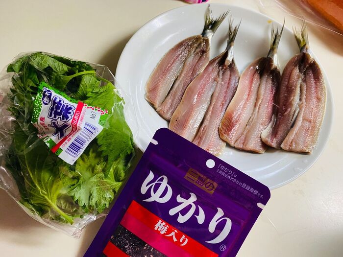 いわしのムニエルたっぷり大葉のせ