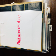 クリアファイルで紙袋の整理