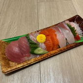 半額の刺し身でトライ! スーパーの刺し身をグレードアップ