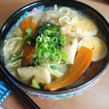 インスタントラーメンで♪中華海鮮煮ラーメン♪