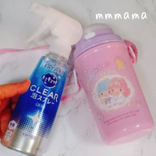 水筒にもやっぱりコレ!パワフル泡でスッキリ落とす☆