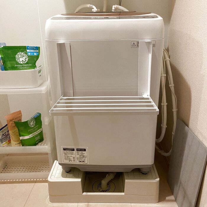 さらば床置き!一時置きできる簡易ラック