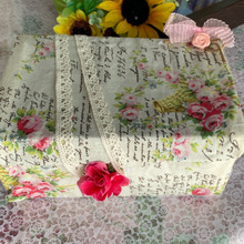 はぎれを貼ってカルトナージュ!今では珍しいマッチ箱の収集に使用しています。^o^