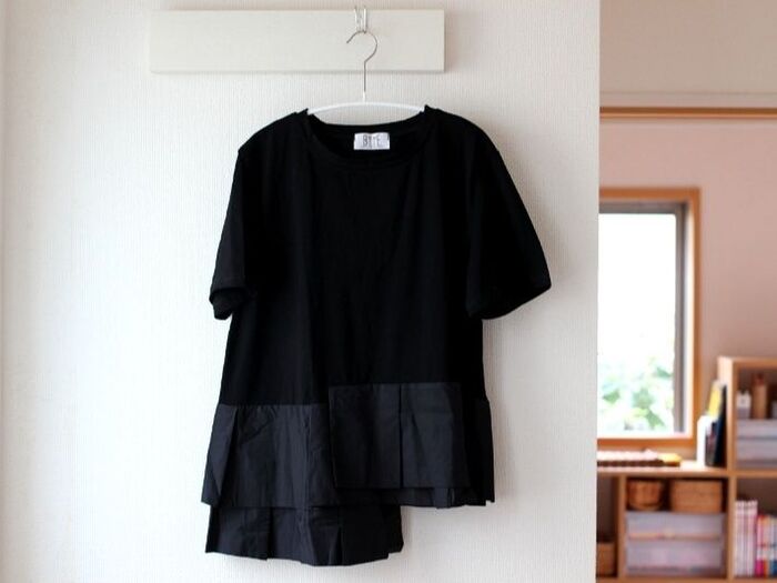 服をちょっと掛けておいたりも