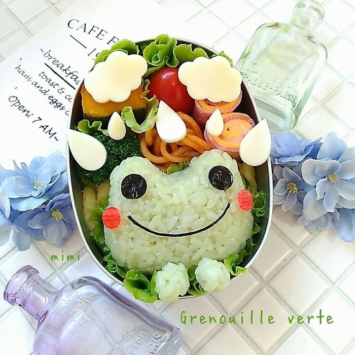 可愛いのに超絶簡単!ケロケロ♪ケロちゃんで梅雨弁当