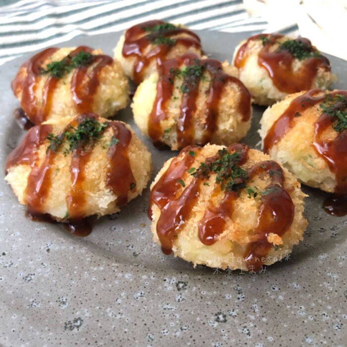 【半夏生☆食べてビックリ‼︎】疲労回復に☆たこ焼き風タココロッケ #子供が喜ぶ #お弁当