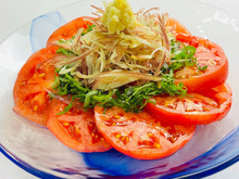 【1週間トマトレシピ】①薬味たっぷり冷やしトマト