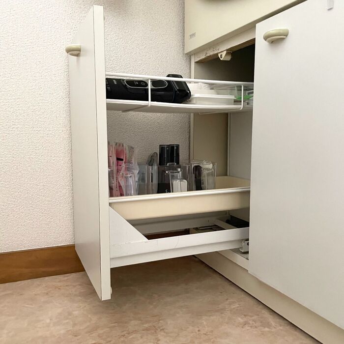 洗面台下に収納