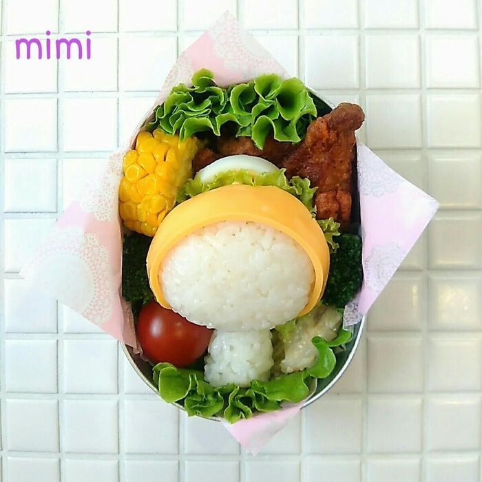 ③お弁当箱に詰めます。