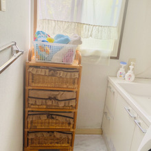 タオルの収納はまとめて、軽くて、使いやすい、通気性のあるもので!