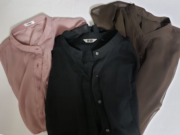 私の愛用のシア―シャツ