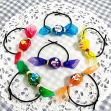 キャンディみたい?!ビー玉アクセサリー♪ヘアゴム編