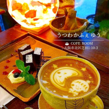 うつわが選べる♪cafeゆうでカフェラテアート&ケーキ【大阪カフェ巡り】