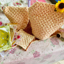 はぎれで!ティーコゼー&ティーマット、コースターを作りました。