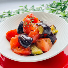 【1週間トマトレシピ】②トマト&ナスのイタリアンマリネ