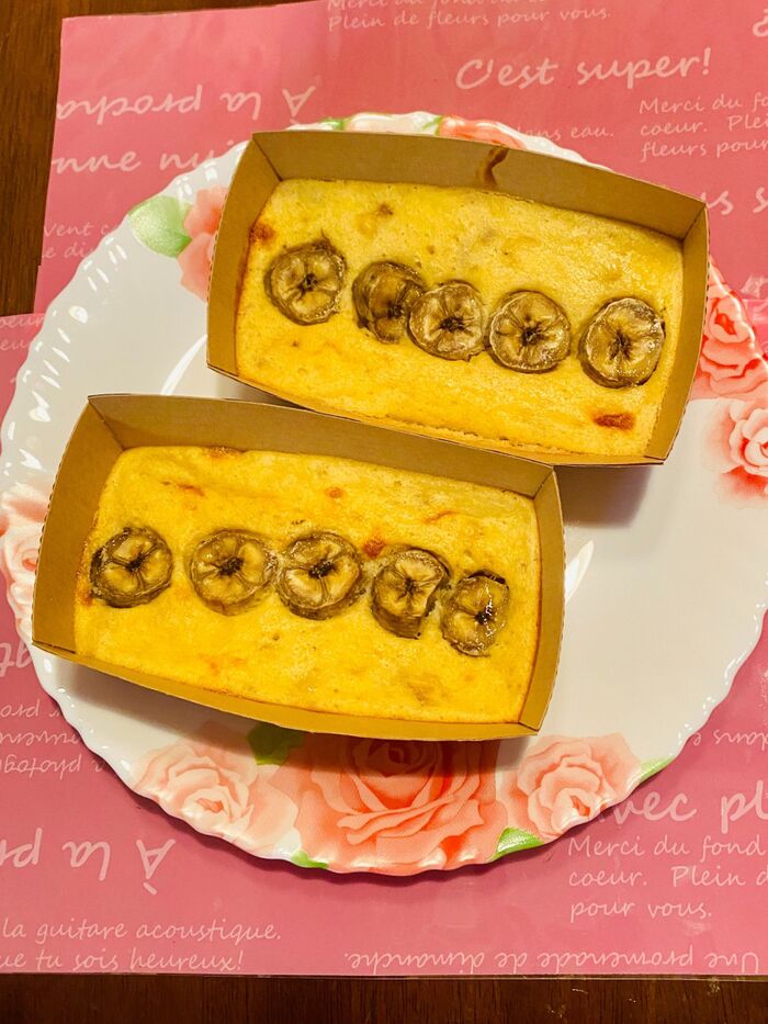 油なし!バナナヨーグルトケーキ