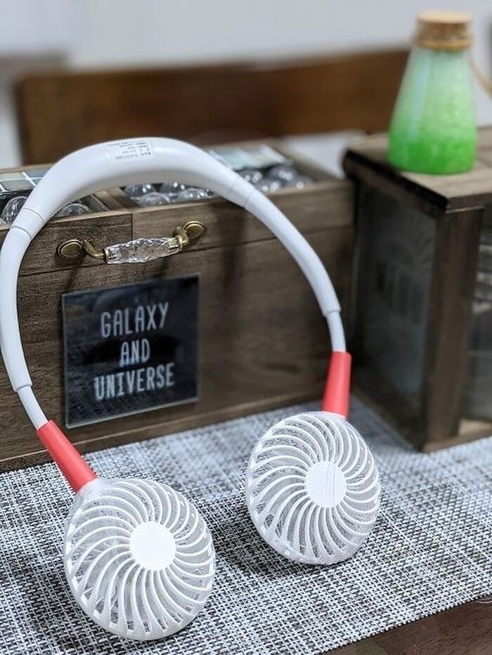 肩掛けファンの問題点を改良!