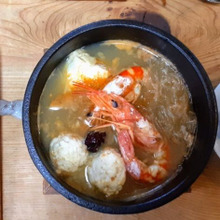 夏バテに!コラーゲン薬膳海鮮スープとコラーゲン薬膳スイーツ!サムゲタンキット使用!