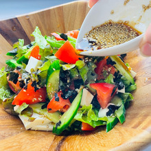 【1週間トマトレシピ】⑥トマト&豆腐の中華風サラダ