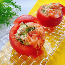 【1週間トマトレシピ】⑦トマトのファルシーサラダ