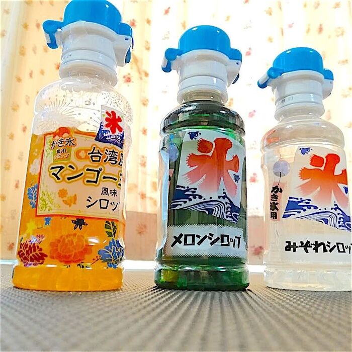 キャップを交換*100均かき氷シロップ