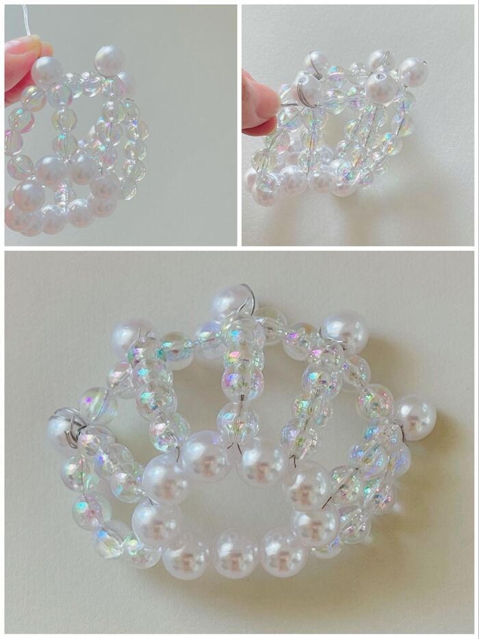 最後は4本のワイヤーを同時に巻き巻き♪