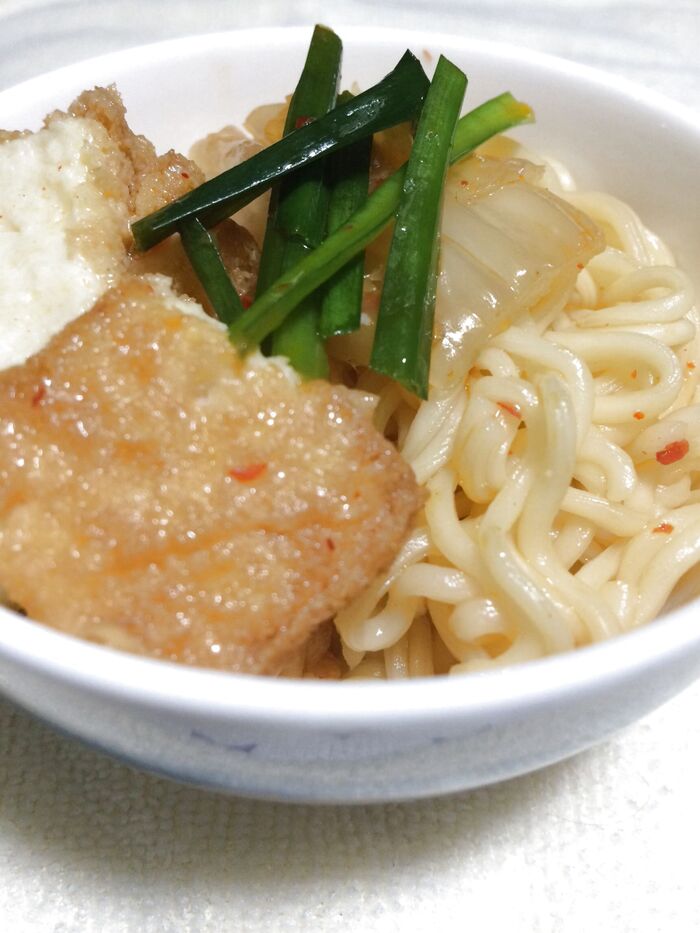 お湯少&3分仕上げ❇︎キムチラーメン