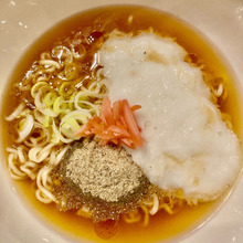 手軽で美味しい♪冷たいとろろラーメン