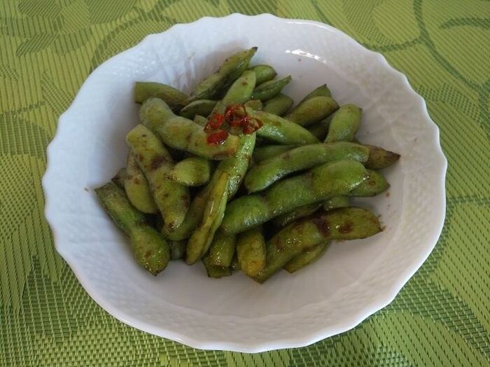 枝豆のアジアン炒め