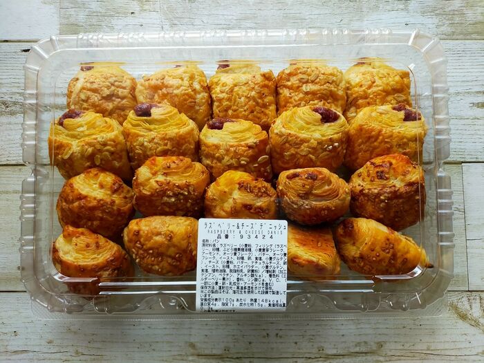 コストコのラズベリー&チーズデニッシュの内容量