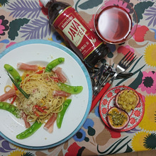 情熱フルーツのパスタ 🍝🍝🍝🍝🍝