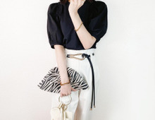 【GU】1,490円で高見え決定!二の腕もすっきりカバーする旬なトップス