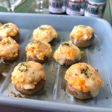 【ピリッと刺激的‼︎おつまみに】マッシュルームのタルタルファルシ