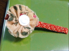 ハギレでヘアクリップのリメイク